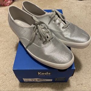Keds Silver Tennis Shoes